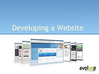 Developing a Website 