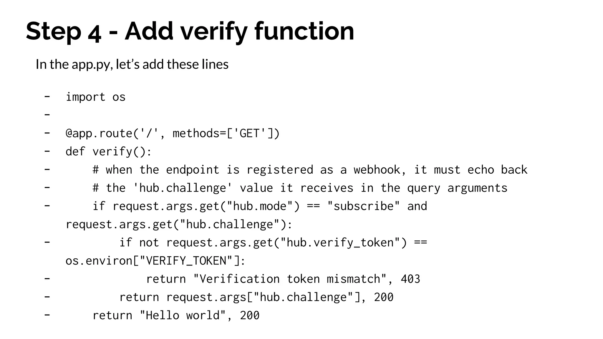 Introduction to Chatbot Development for Facebook Messenger using Python ...