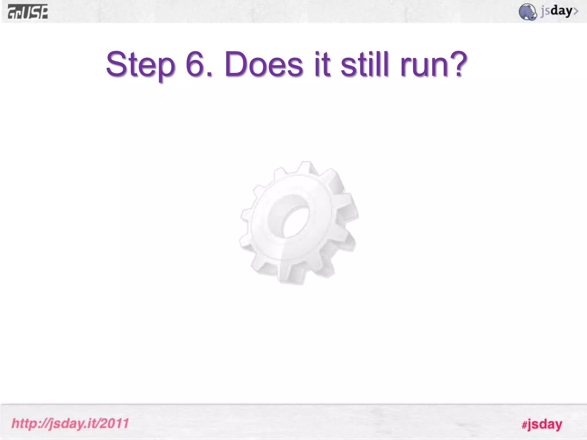 Creating a Draggablemixin solves this problem – anything can now be draggable very easily.Mixins// We can define some mixins at definition timeExt.define('MyClass', {	mixins: {		observable: 'Ext.util.Observable'	}}); // It’s easy to add more later tooMyClass.mixin('draggable', 'Ext.util.Draggable');