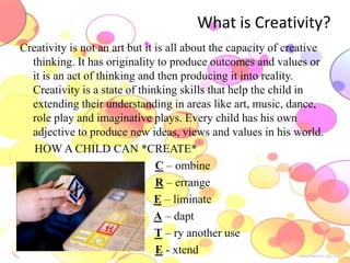 Developing creativity in learners | PPTX
