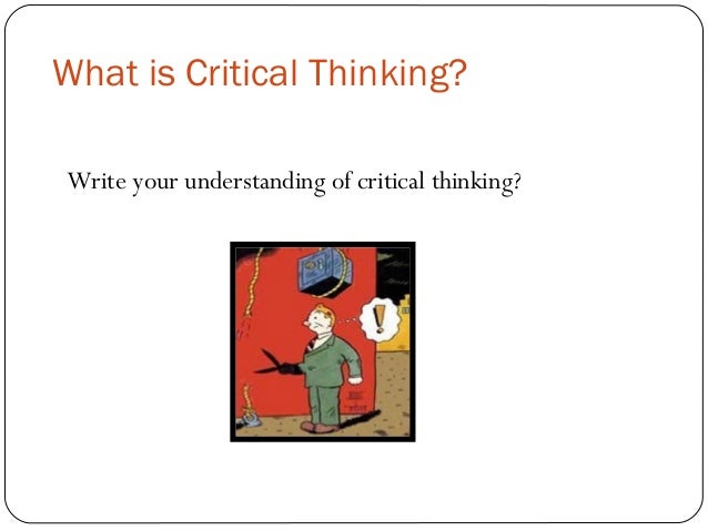 Improve critical thinking skills in writing