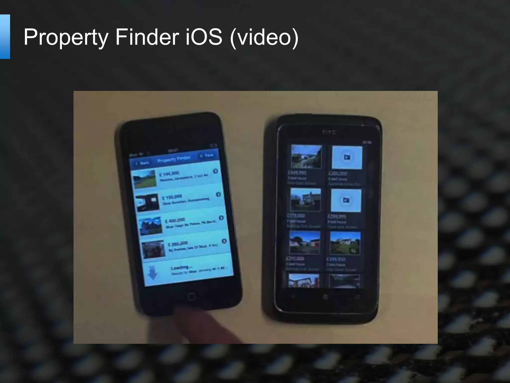 Property Finder iOS (video)
 
