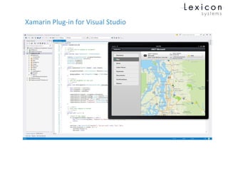 Xamarin Plug-in for Visual Studio
 