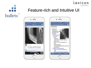Feature-rich and Intuitive UI
 