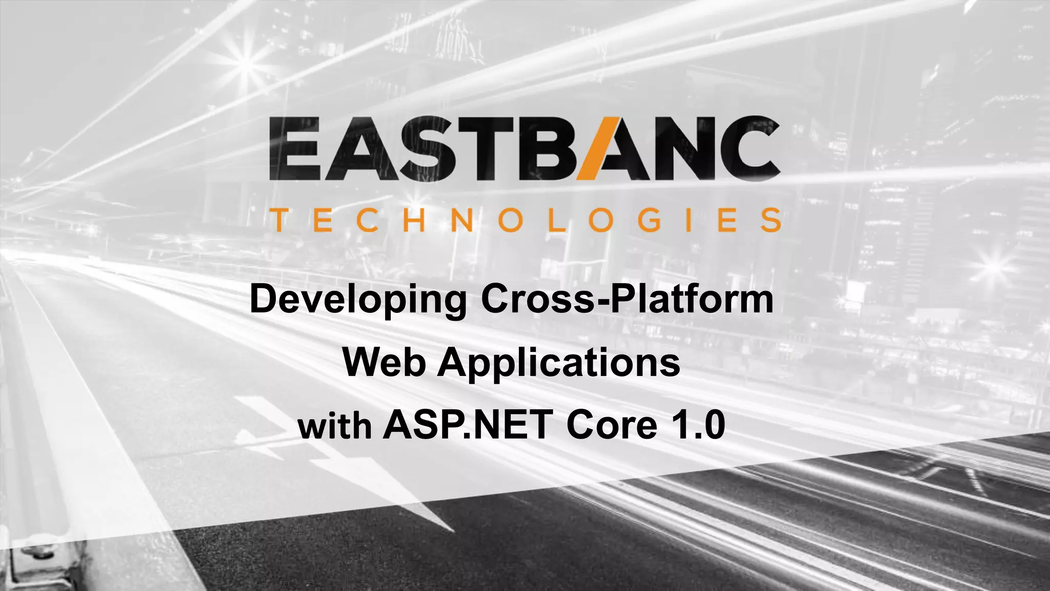 Developing Cross-Platform Web Applications with ASP.NET Core 1.0 