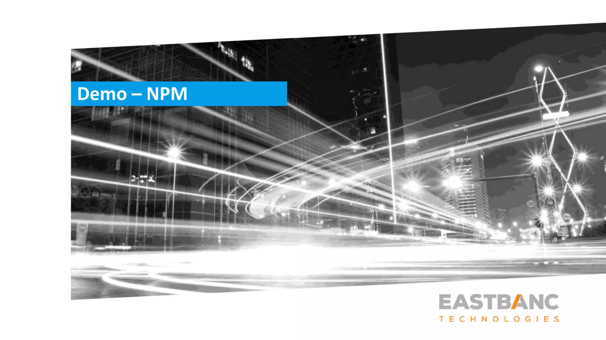Demo – NPM 