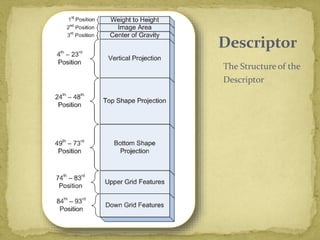 Descriptor
The Structure of the
Descriptor
 