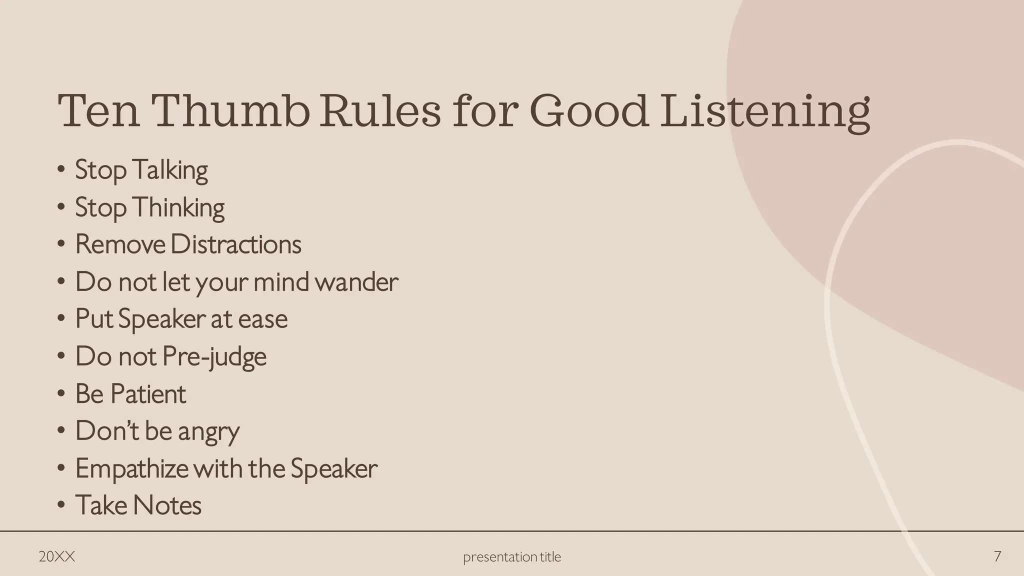PPT On Developing Effective Listening Skills | PDF