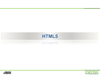 HTML5
 