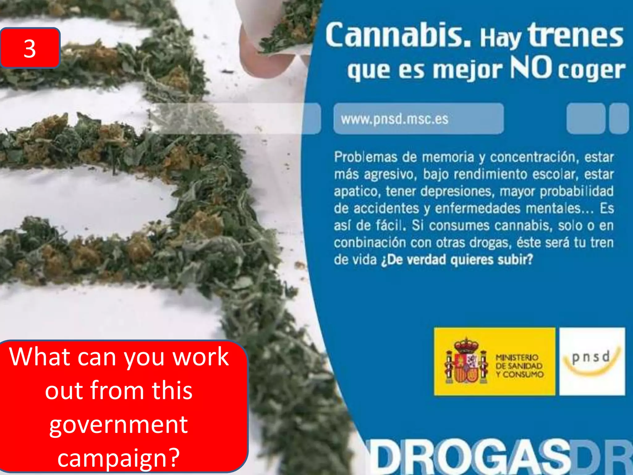 3

What can you work
out from this
government
campaign?

 