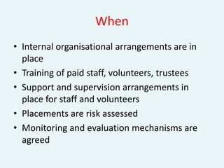 Has a community or social benefit