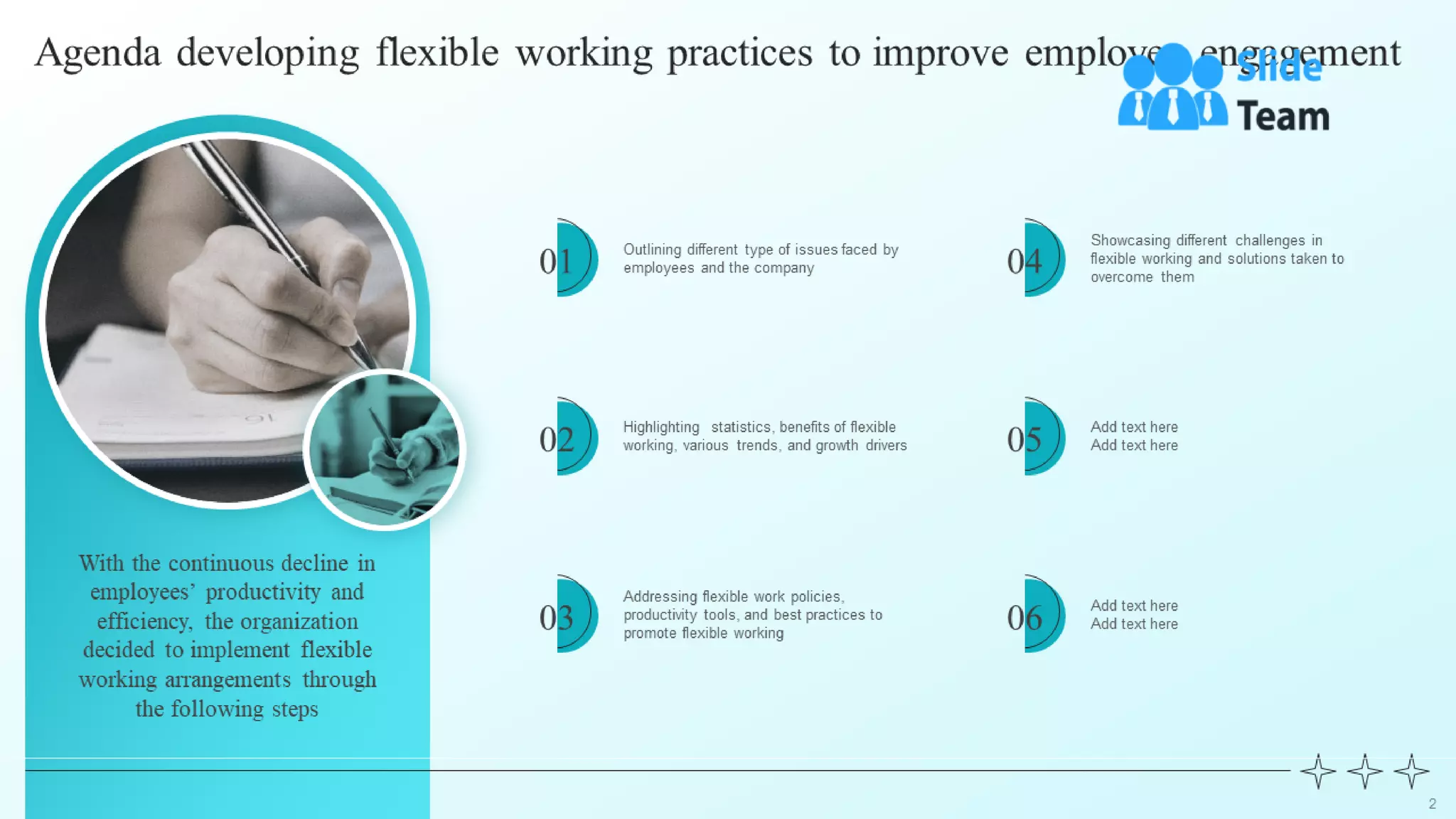Developing Flexible Working Practices To Improve Employee Engagement Powerpoint Presentation Slides