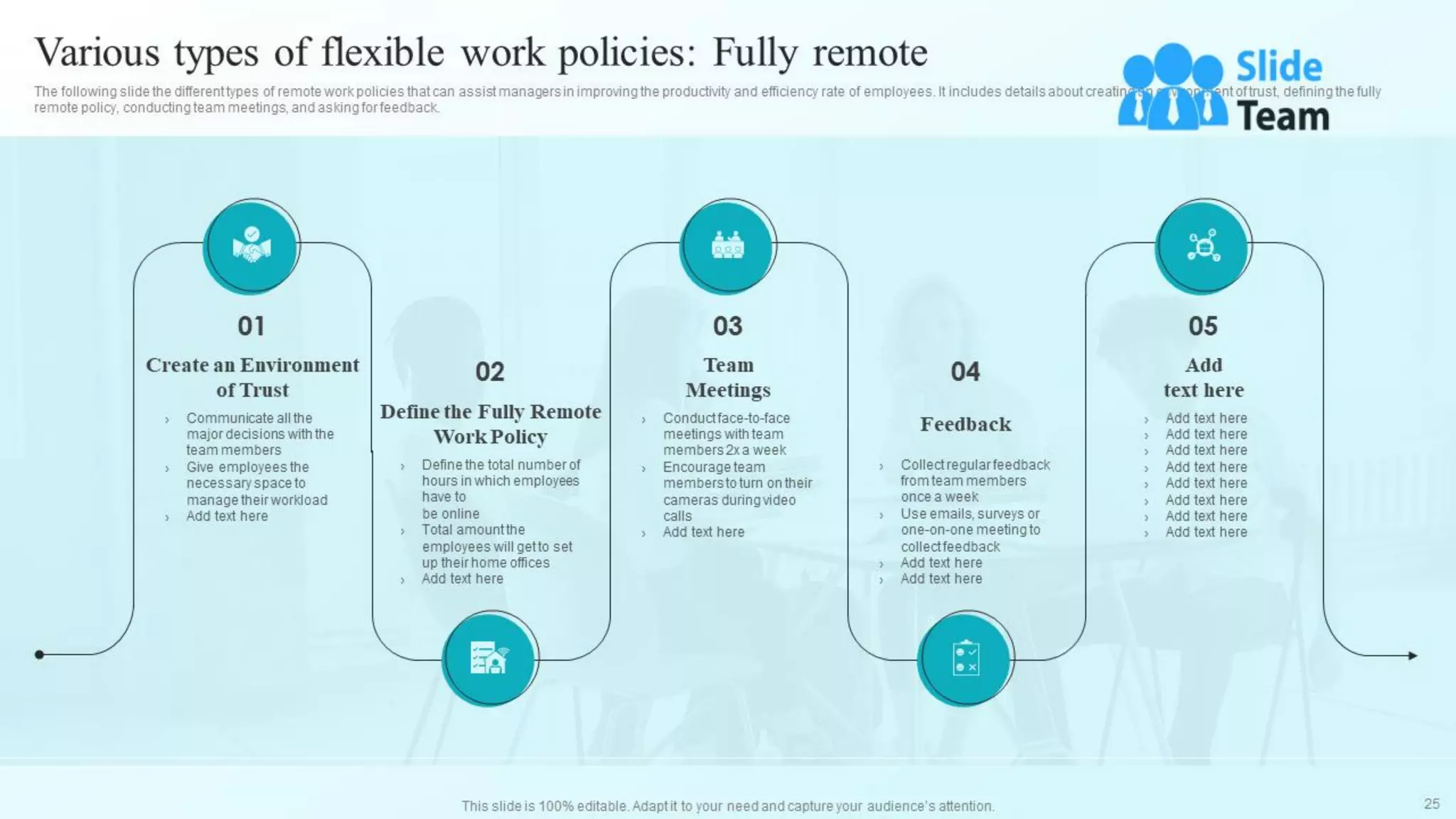 Developing Flexible Working Practices To Improve Employee Engagement Powerpoint Presentation Slides