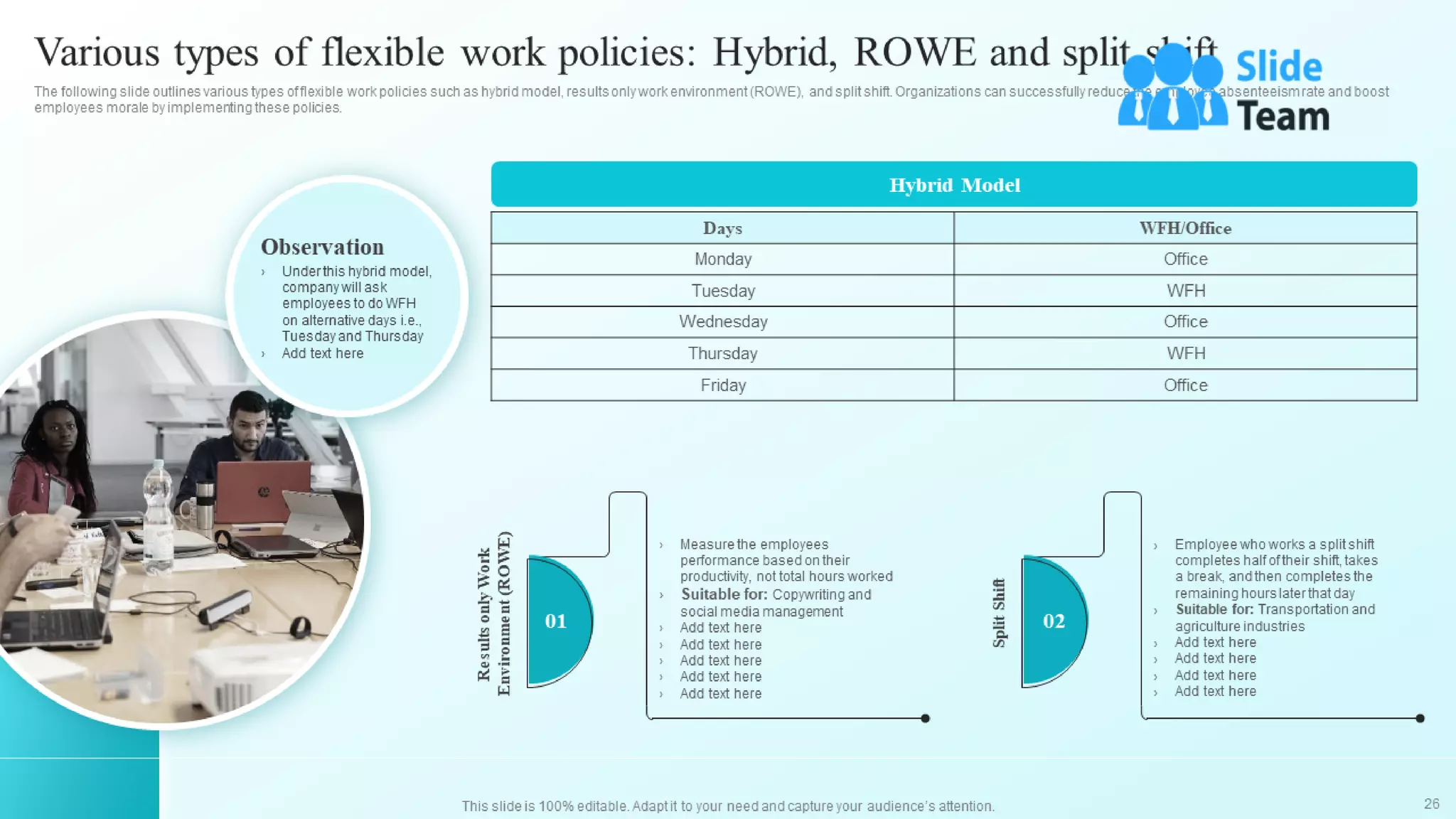Developing Flexible Working Practices To Improve Employee Engagement Powerpoint Presentation Slides