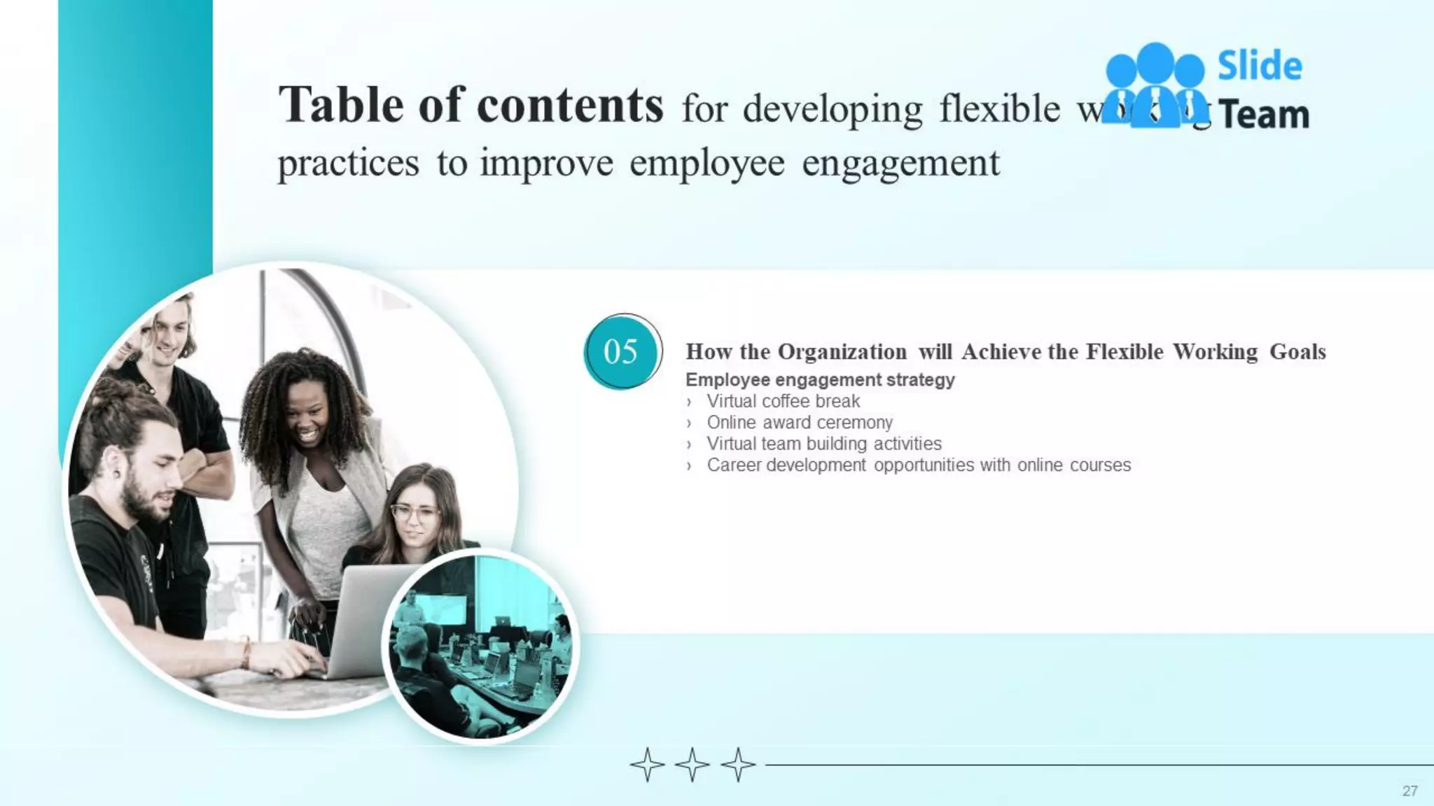 Developing Flexible Working Practices To Improve Employee Engagement Powerpoint Presentation Slides