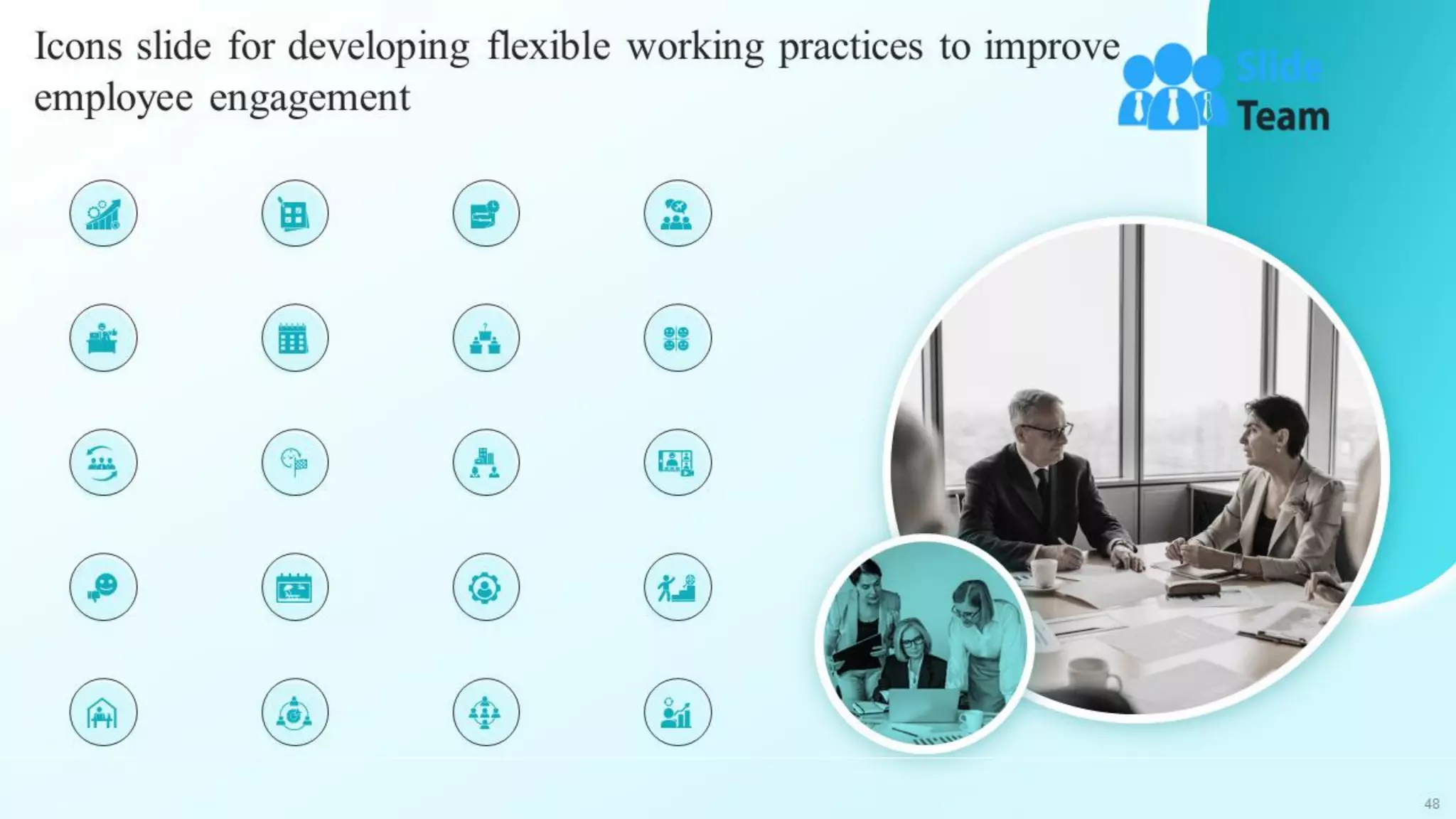 Developing Flexible Working Practices To Improve Employee Engagement Powerpoint Presentation Slides