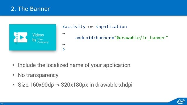 Getting Your App On Android Tv