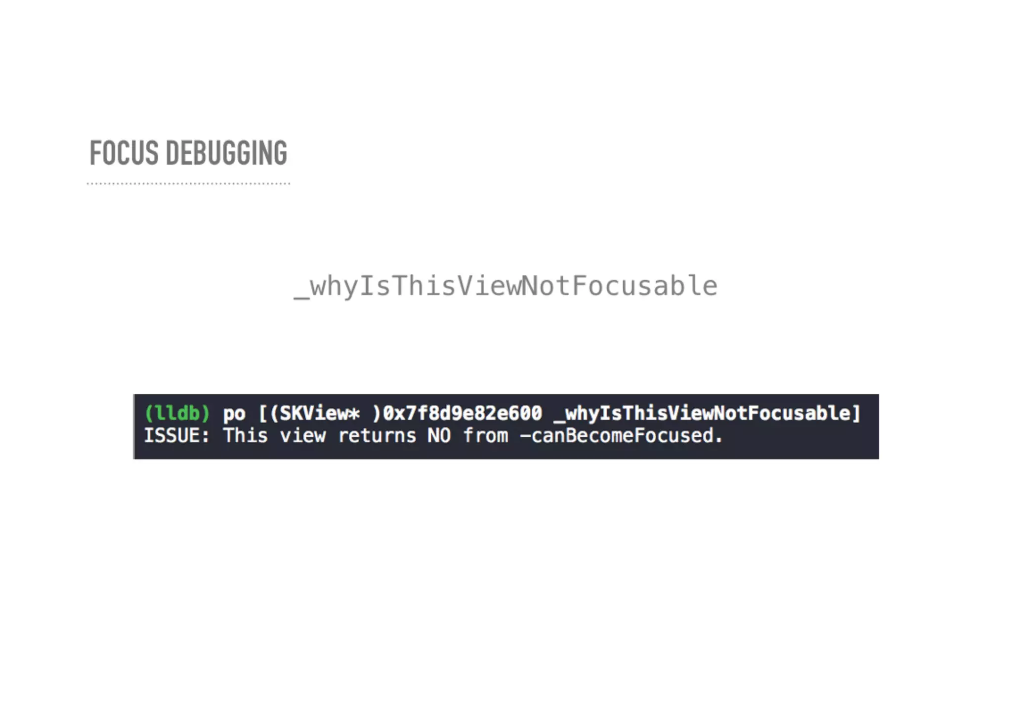 Developing for Apple TV