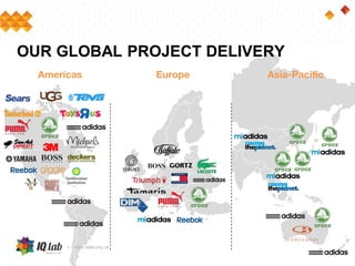 Americas Asia-Pacific
OUR GLOBAL PROJECT DELIVERY
Europe
 