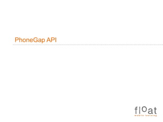 PhoneGap API