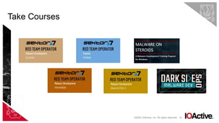 82
Take Courses
©2022 IOActive, Inc. All rights reserved.
 