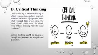 Judging Critical DEVELOPING HIGHER-ORDER THINKING SKILLS.pptx