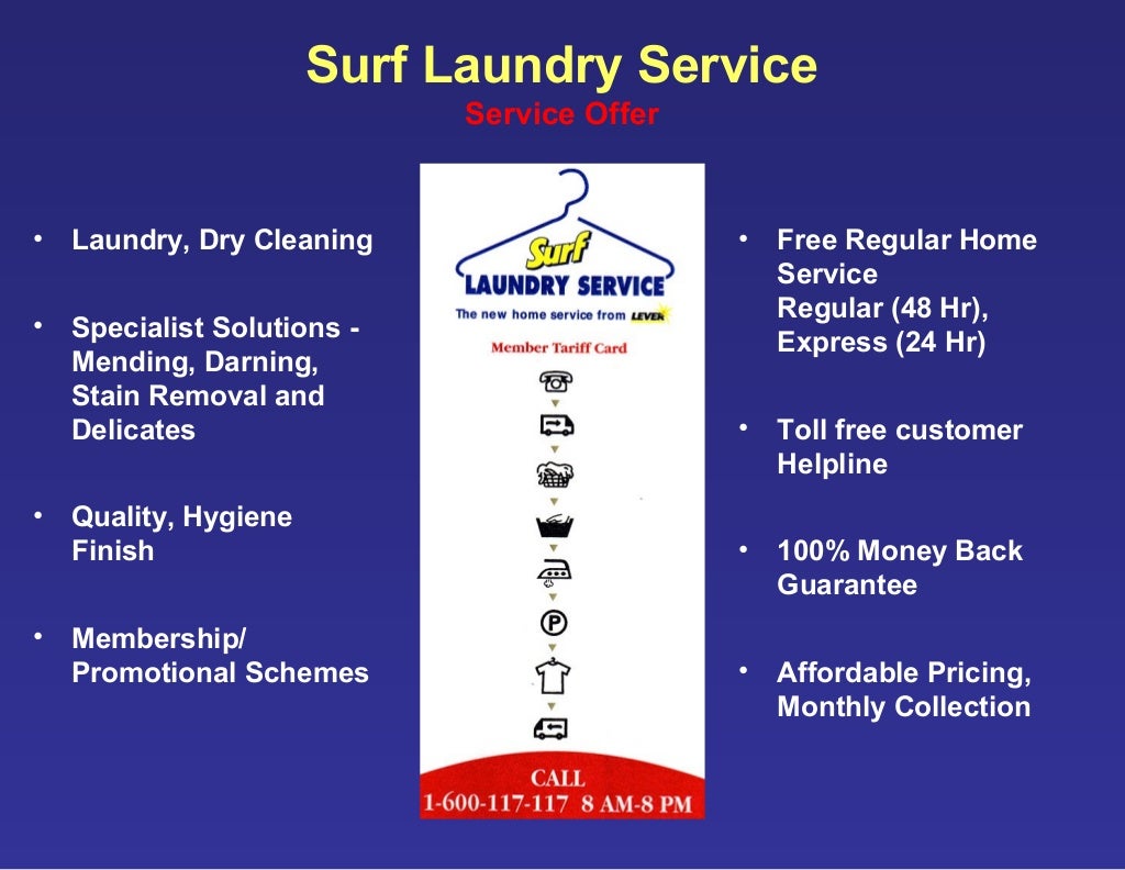 Developing home laundry service