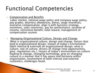 Developing hr competency framework | PPTX