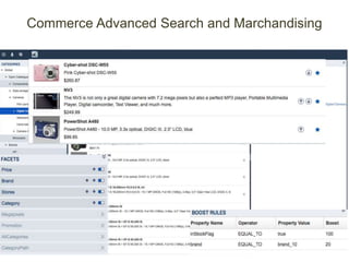 Commerce Advanced Search and Marchandising
 