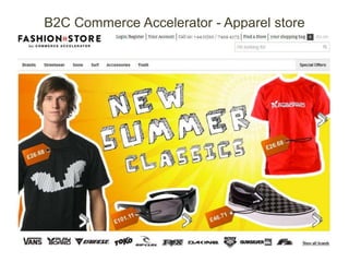 B2C Commerce Accelerator - Apparel store
 