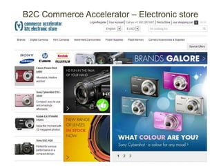 B2C Commerce Accelerator – Electronic store
 