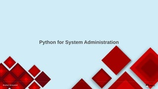 New Security Features in Python 2.7
● https://docs.python.org/2/whatsnew/2.7.html#pep-466-network-security-enhancements-
f...
