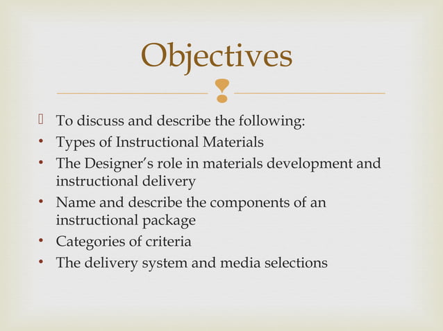 Developing Instructional Materials | PPT