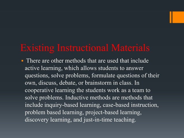 Developing instructional materials | PPTX