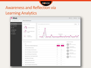 Awareness and Reflection via
Learning Analytics
 