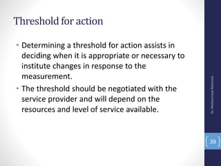 Set Action Threshold Example Developing key performance_indicators | PPTX
