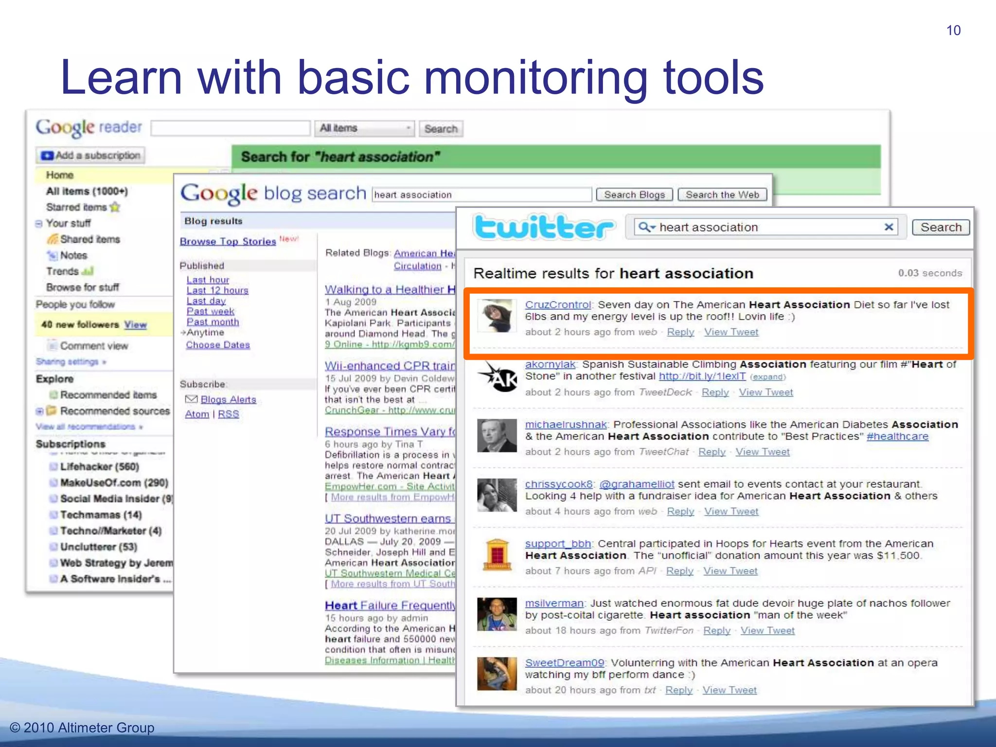 Learn with basic monitoring tools10
