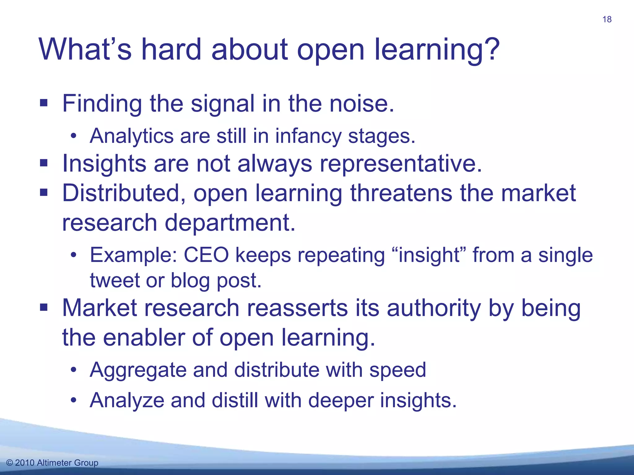 Dialog with your community19