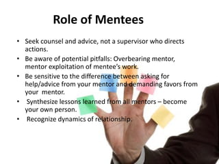 Mentor Attributes
                                               Negative
Positive                                       •...