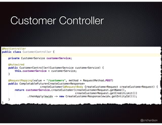 @crichardson
Customer Controller
 