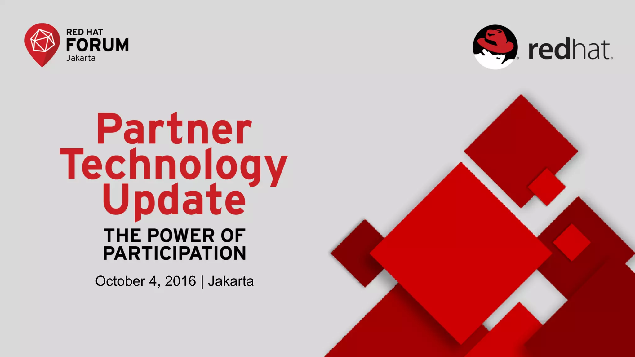 October 4, 2016 | Jakarta
 