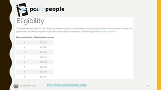 http://www.pcsforpeople.com/ 15
 