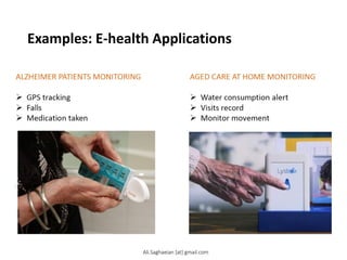 Examples: E-health Applications
Ali.Saghaeian [at] gmail.com
 