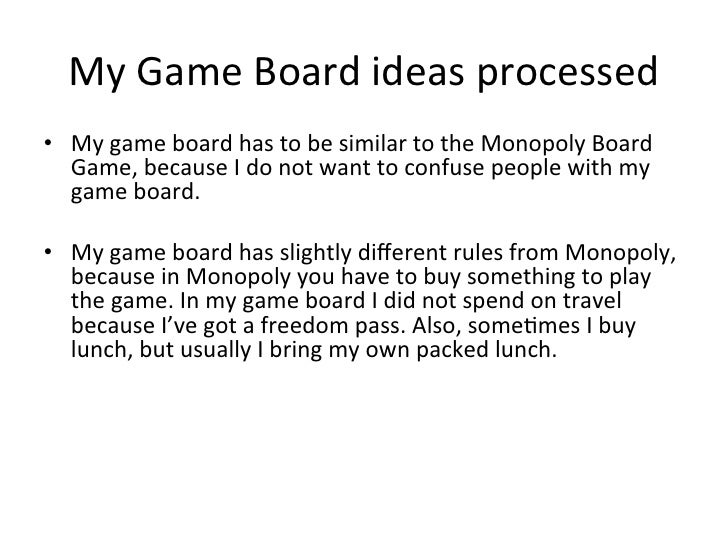 3 My Game Board Ideas 3 My Game Board Ideas