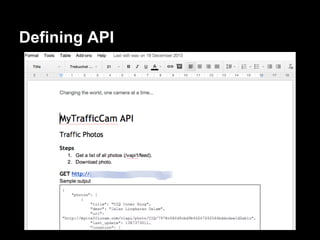 Defining API
 