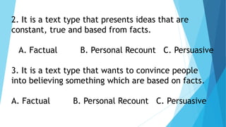 Developing Paragraphs that Illustrate each Text Type.pptx