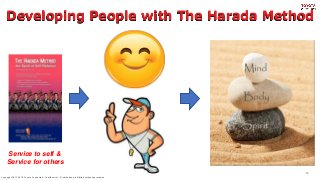 Copyright 2017-2018. Toyota Connected. Confidential -- Distribution prohibited without permission.
Developing People with The Harada Method
16
Service to self &
Service for others
 