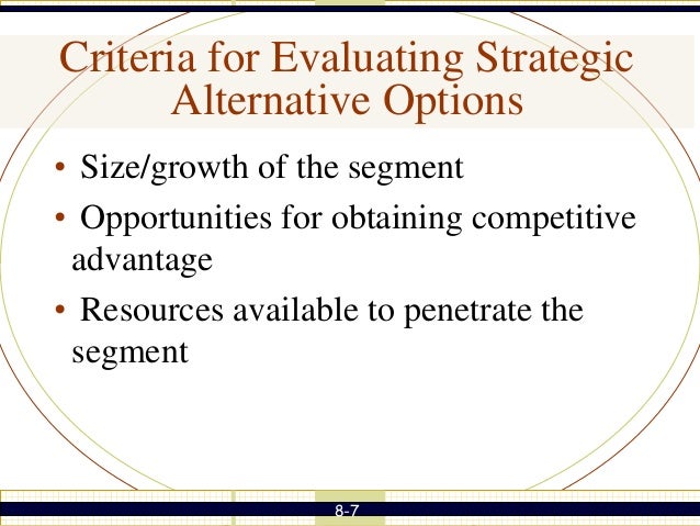 Developing Product Strategy