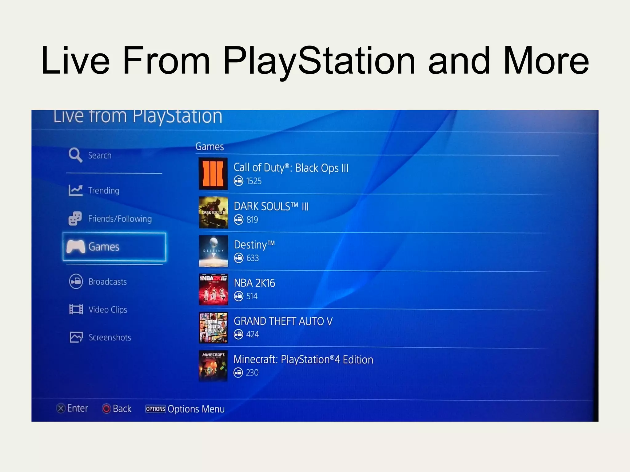 Live From PlayStation and More
 