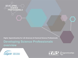 Higher Apprenticeship for Life Sciences & Chemical Science Professionals

Developing Science Professionals
overview
 